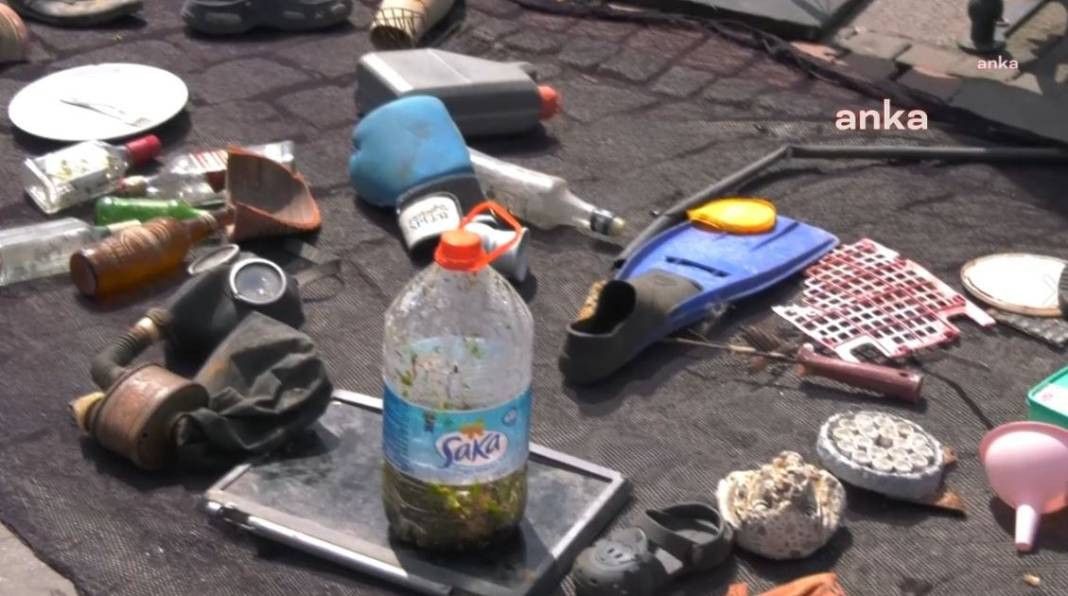 Bunlar denizden çıktı. Motosiklet tüplü televizyon ne ararsan var - Resim: 1