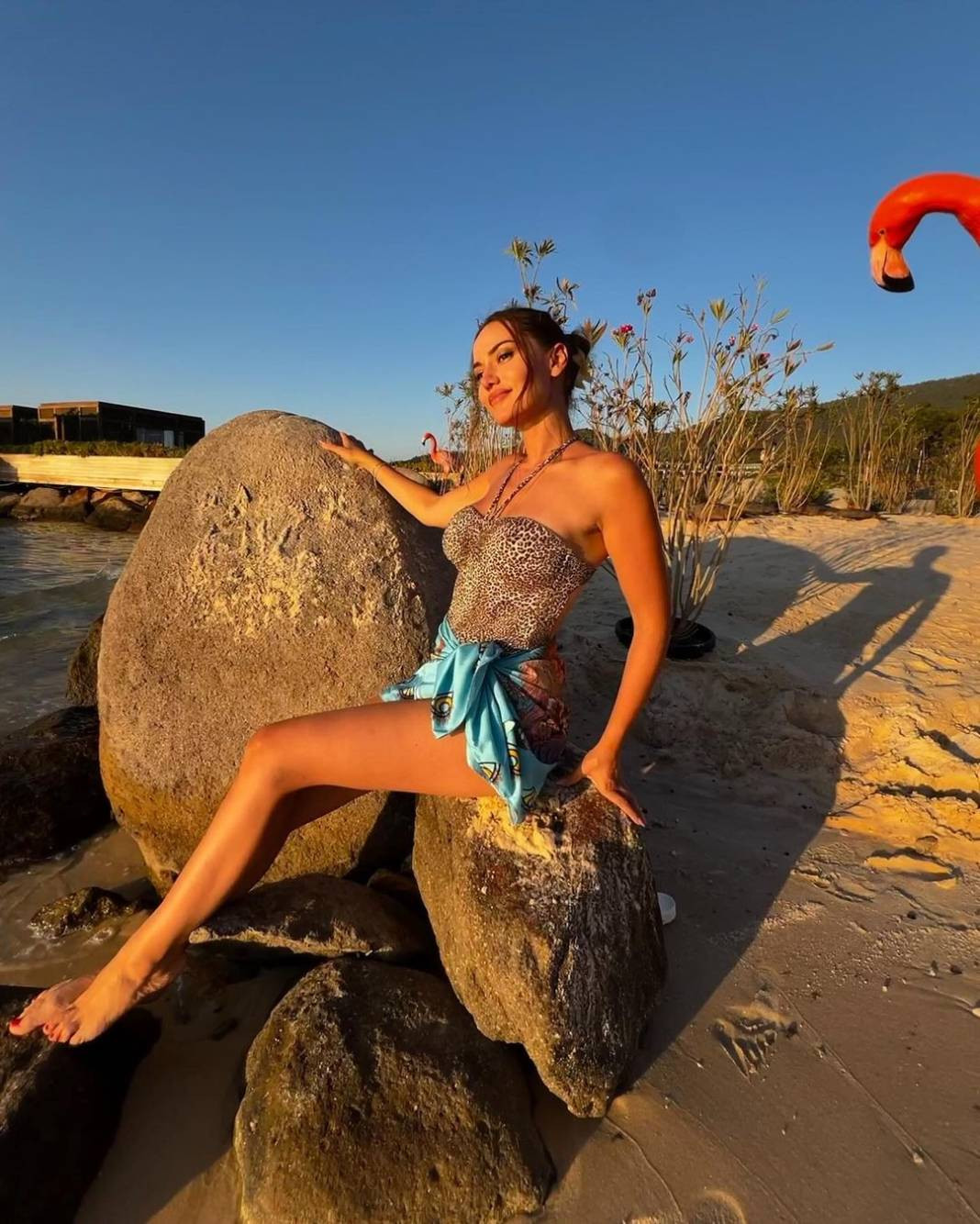 Fahriye Evcen peş peşe tatil pozlarını paylaştı - Resim: 7