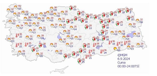 Sel geliyor. Meteoroloji bu kez 8 ili uyardı - Resim: 10