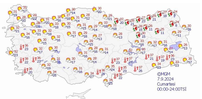 Sel geliyor. Meteoroloji bu kez 8 ili uyardı - Resim: 11
