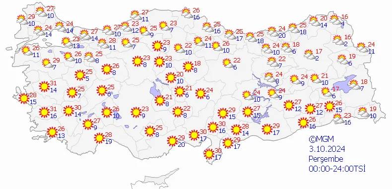 Meteoroloji saat vererek uyardı! Bu illere çok kuvvetli sağanak geliyor (29 Eylül hava durumu) - Resim: 16