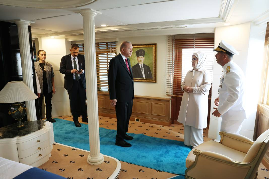 Erdoğan Atatürk’ün emaneti Savarona yatını ziyaret etti - Resim: 7