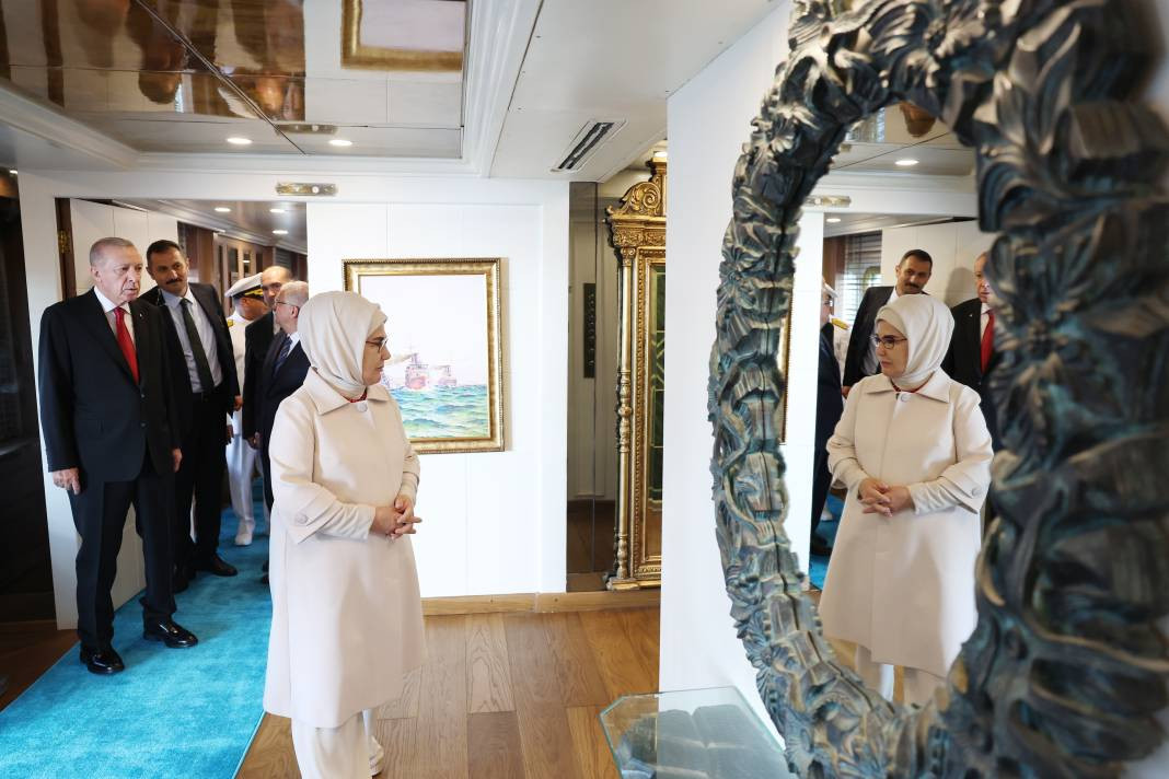 Erdoğan Atatürk’ün emaneti Savarona yatını ziyaret etti - Resim: 4