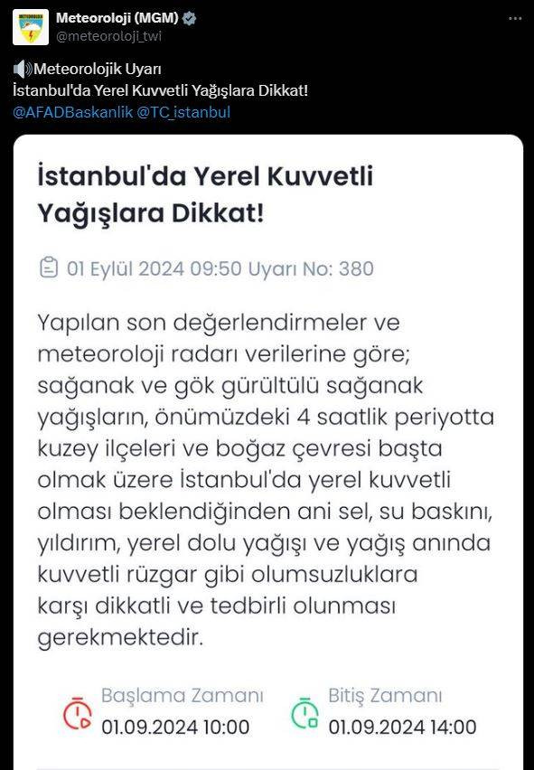 İstanbullular bu saatlere dikkat! Meteoroloji ve Valilik peş peşe uyardı - Resim: 33