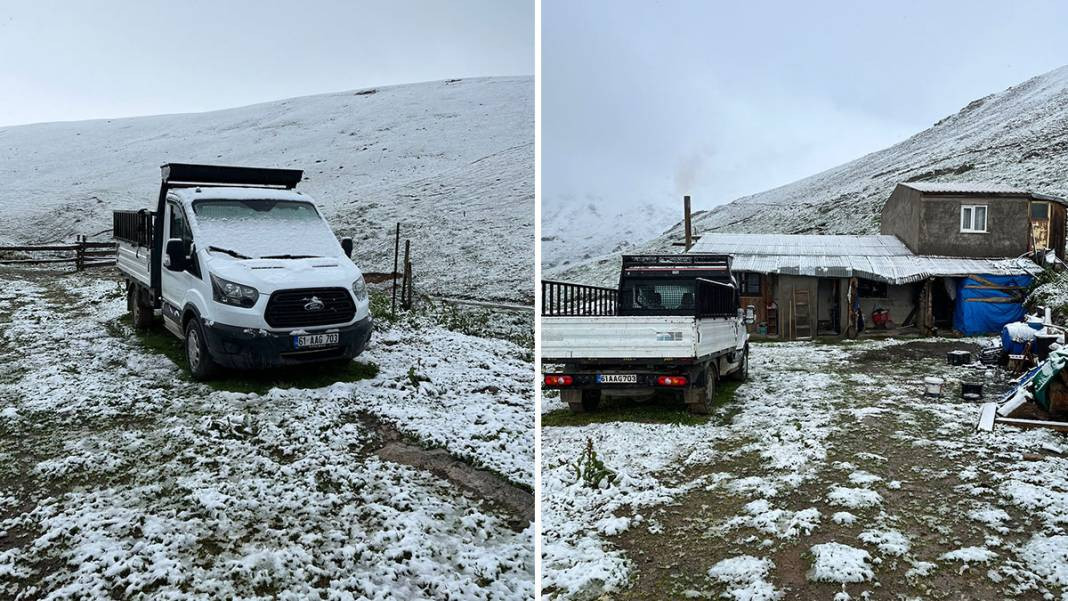 Trabzon, Rize, Erzurum... Yaz ortasında beyaza büründü - Resim: 2