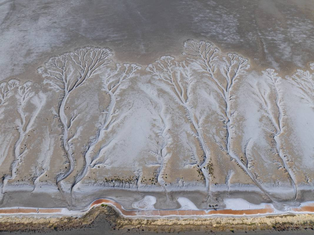 Türkiye'nin gözbebeği göl kuruyor sandalların yerini araçlar aldı. O eski halinden eser yok şimdi - Resim: 8
