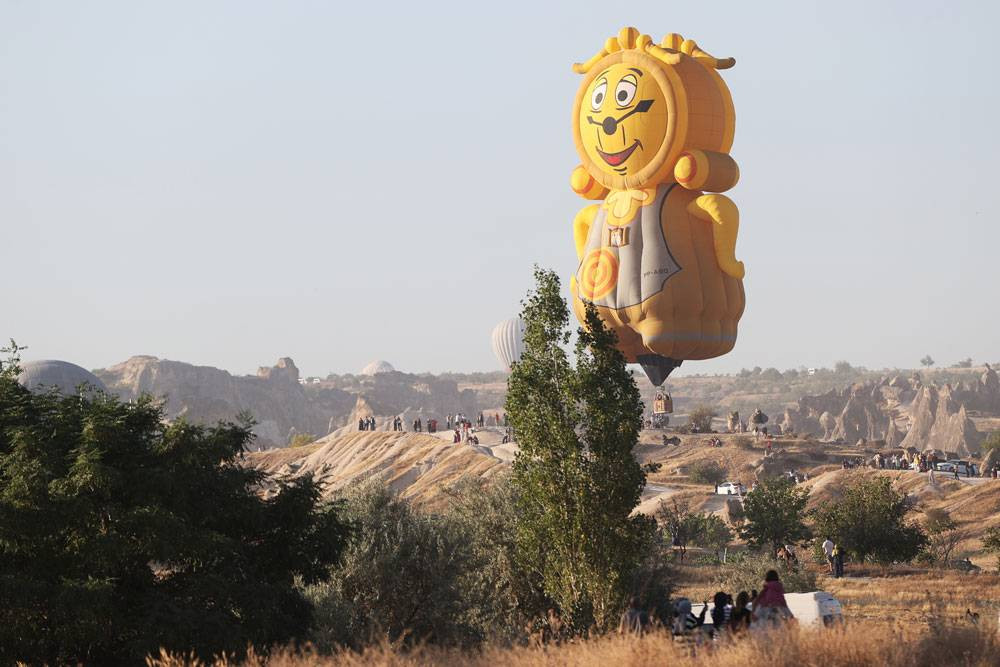 Kapadokya'da görsel şölen! Binlerce kişi izledi - Resim: 8