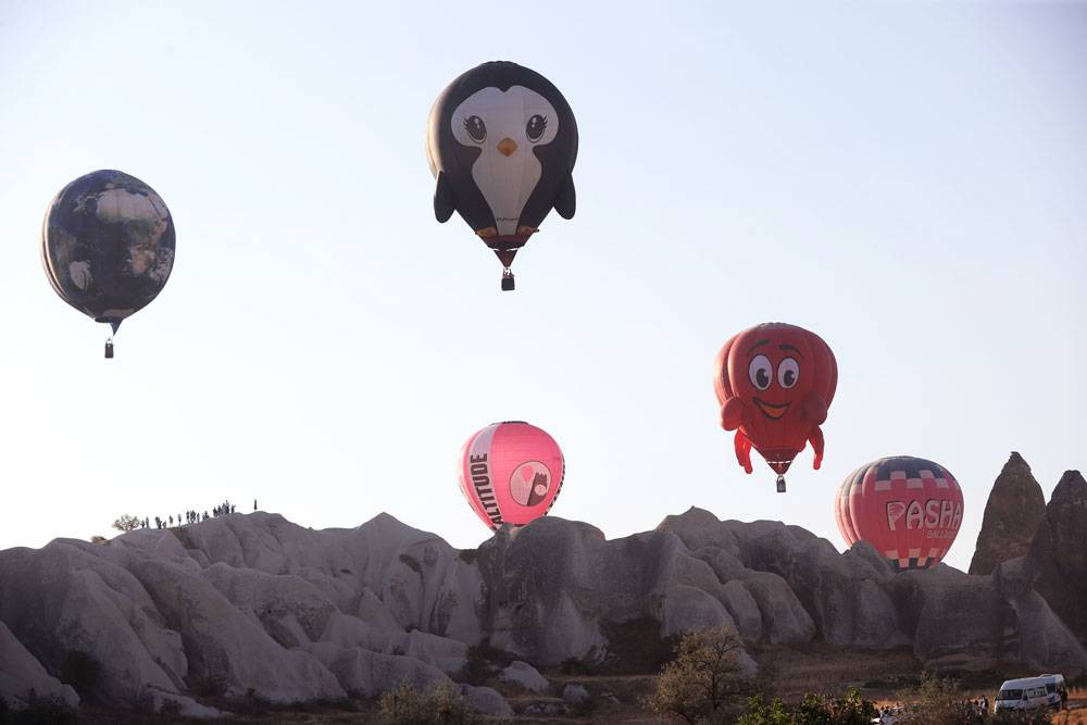 Kapadokya'da görsel şölen! Binlerce kişi izledi - Resim: 7