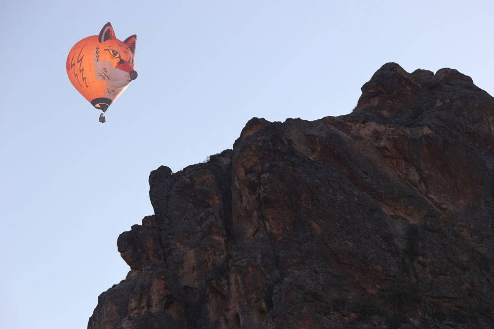 Kapadokya'da görsel şölen! Binlerce kişi izledi - Resim: 6
