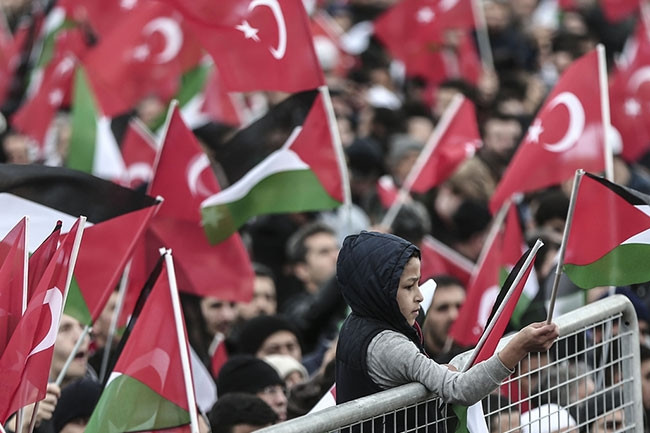 Yenikapı'da “Kudüs İslam’ındır Mitingi” - Resim: 10