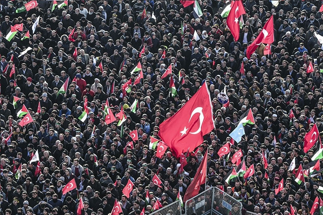 Yenikapı'da “Kudüs İslam’ındır Mitingi” - Resim: 14