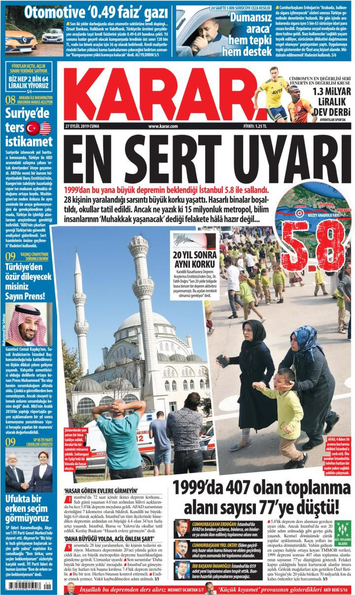 Gazeteler 5.8'i böyle gördü! - Resim: 4