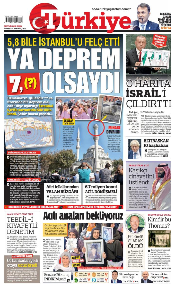 Gazeteler 5.8'i böyle gördü! - Resim: 7