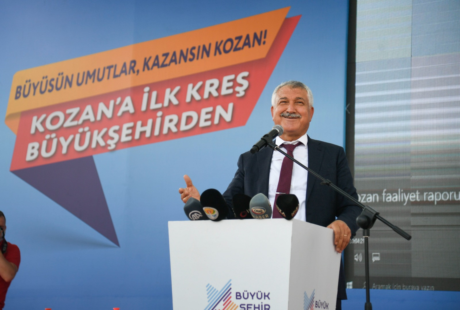 Kozan’a ilk kreşin temelini Mansur Yavaş ve Zeydan Karalar birlikte attı - Resim: 9