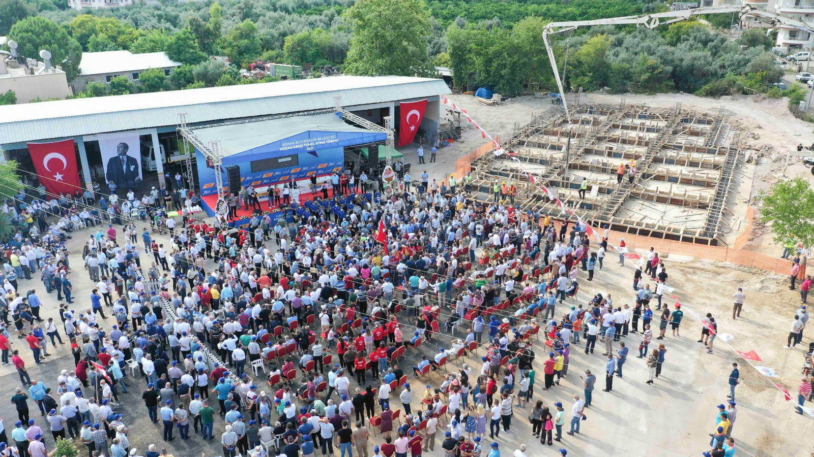 Kozan’a ilk kreşin temelini Mansur Yavaş ve Zeydan Karalar birlikte attı - Resim: 5