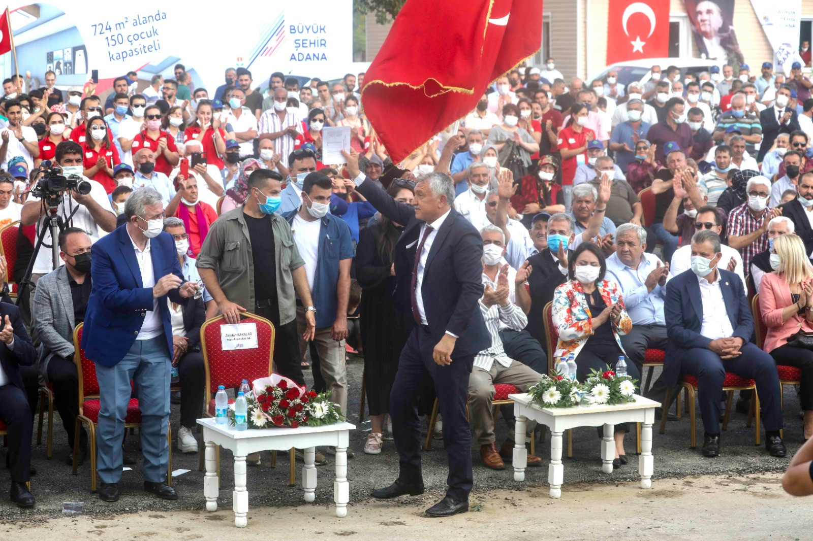 Kozan’a ilk kreşin temelini Mansur Yavaş ve Zeydan Karalar birlikte attı - Resim: 4