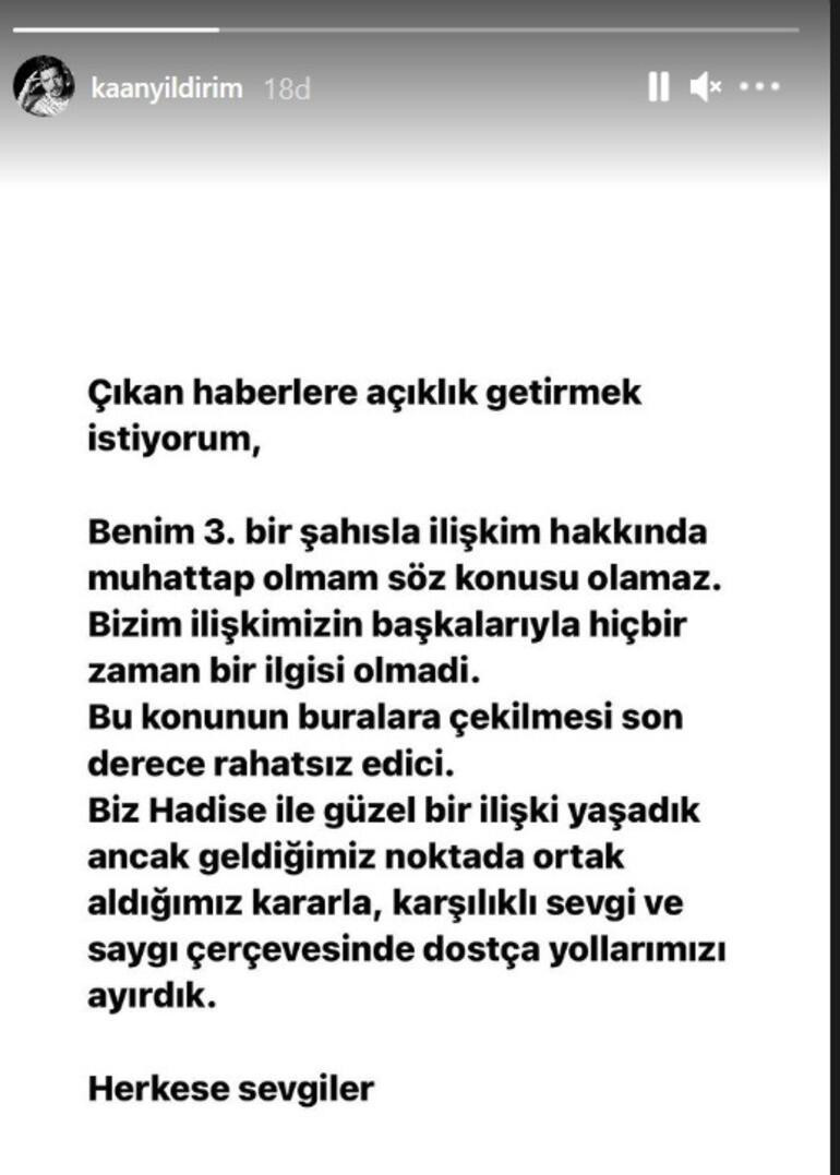 Hadise ile ayrıldıktan sonra Kaan Yıldırım'dan ilk açıklama - Resim: 3