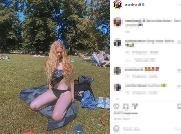 Serel Yereli'den bikini üstü yerine ilginç tercih - Resim: 3