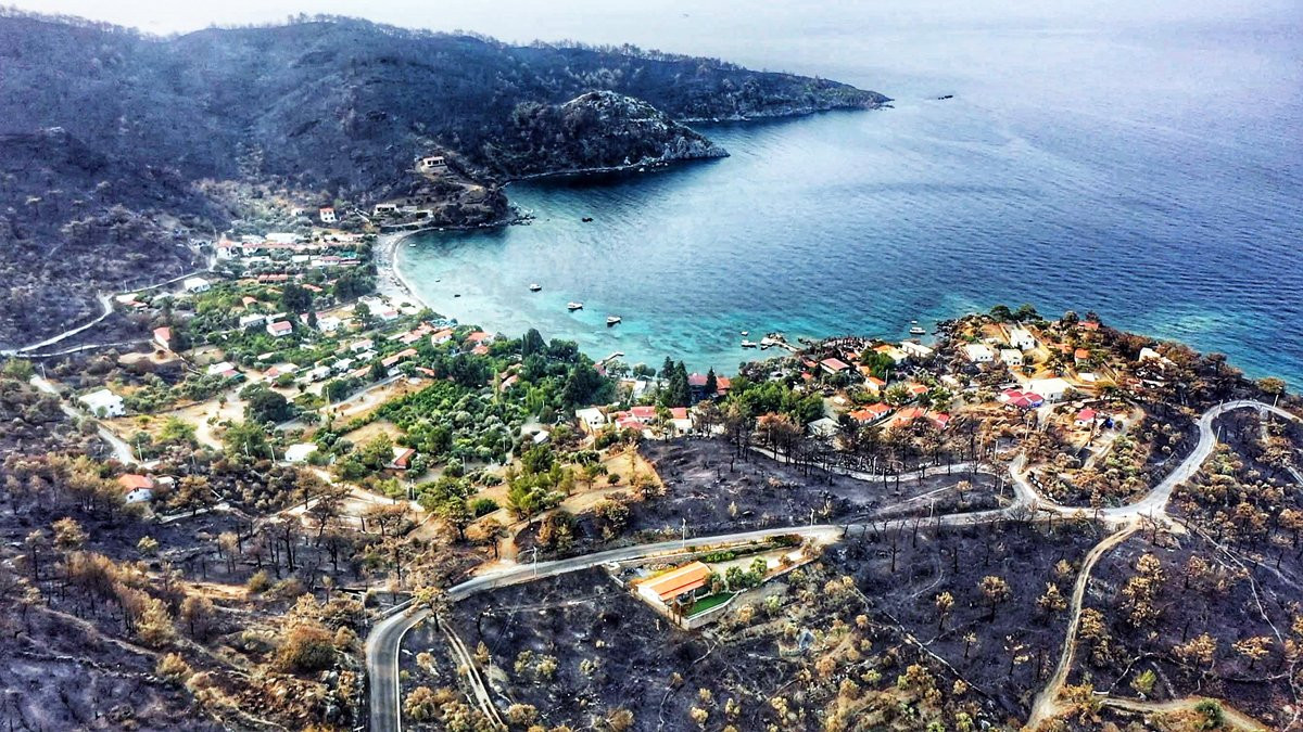 Gökova'da facianın boyutu havadan görüntülendi - Resim: 11