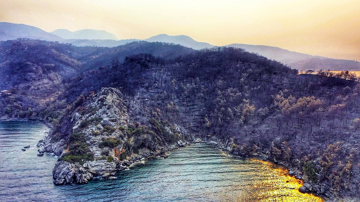 Gökova'da facianın boyutu havadan görüntülendi - Resim: 10