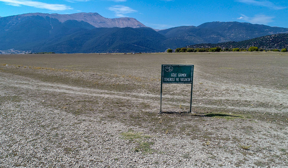 Tamamen kurudu! Artık hayvanlar otluyor - Resim: 14
