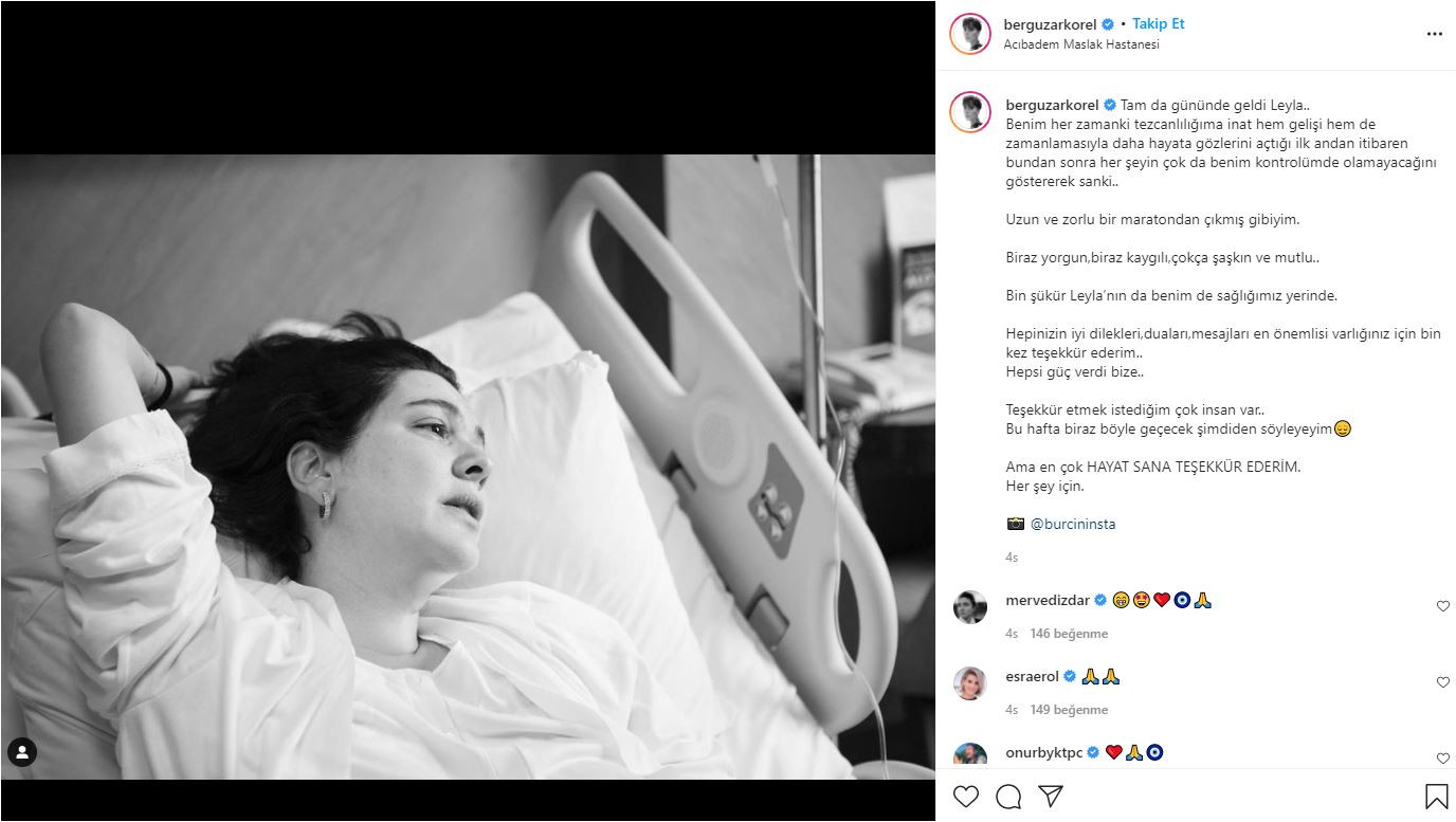 Bergüzar Korel'den doğumdan sonra ilk paylaşım - Resim: 2