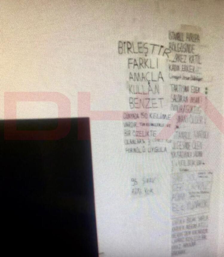 Salonun duvarlarındaki yazılar kan dondurdu. Başak Cengiz'in katili Can Göktuğ Boz'un evinin görüntüleri çekildi - Resim: 6