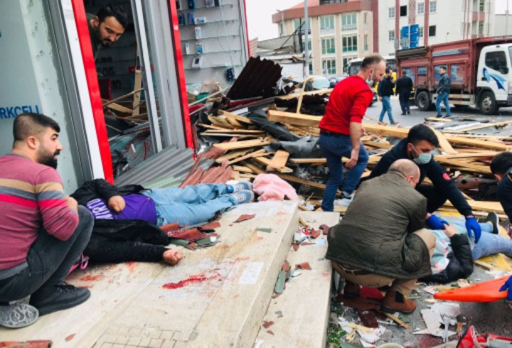İstanbul'u lodos vurdu. İşte fırtınadan görüntüler - Resim: 11