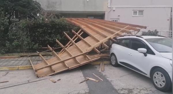 İstanbul'u lodos vurdu. İşte fırtınadan görüntüler - Resim: 2