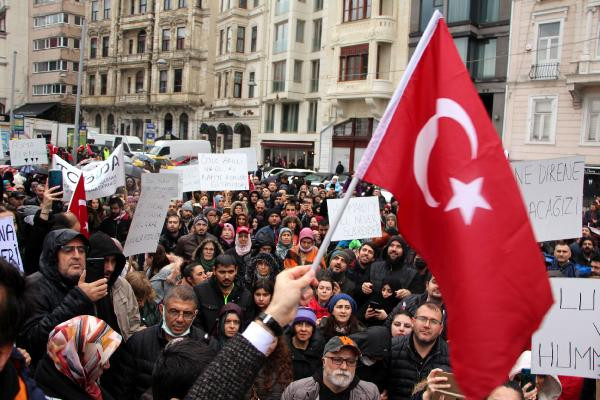 İstanbul'da develi protesto. Görenler gözlerine inanamadı - Resim: 5