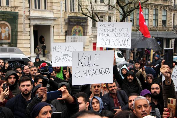 İstanbul'da develi protesto. Görenler gözlerine inanamadı - Resim: 2