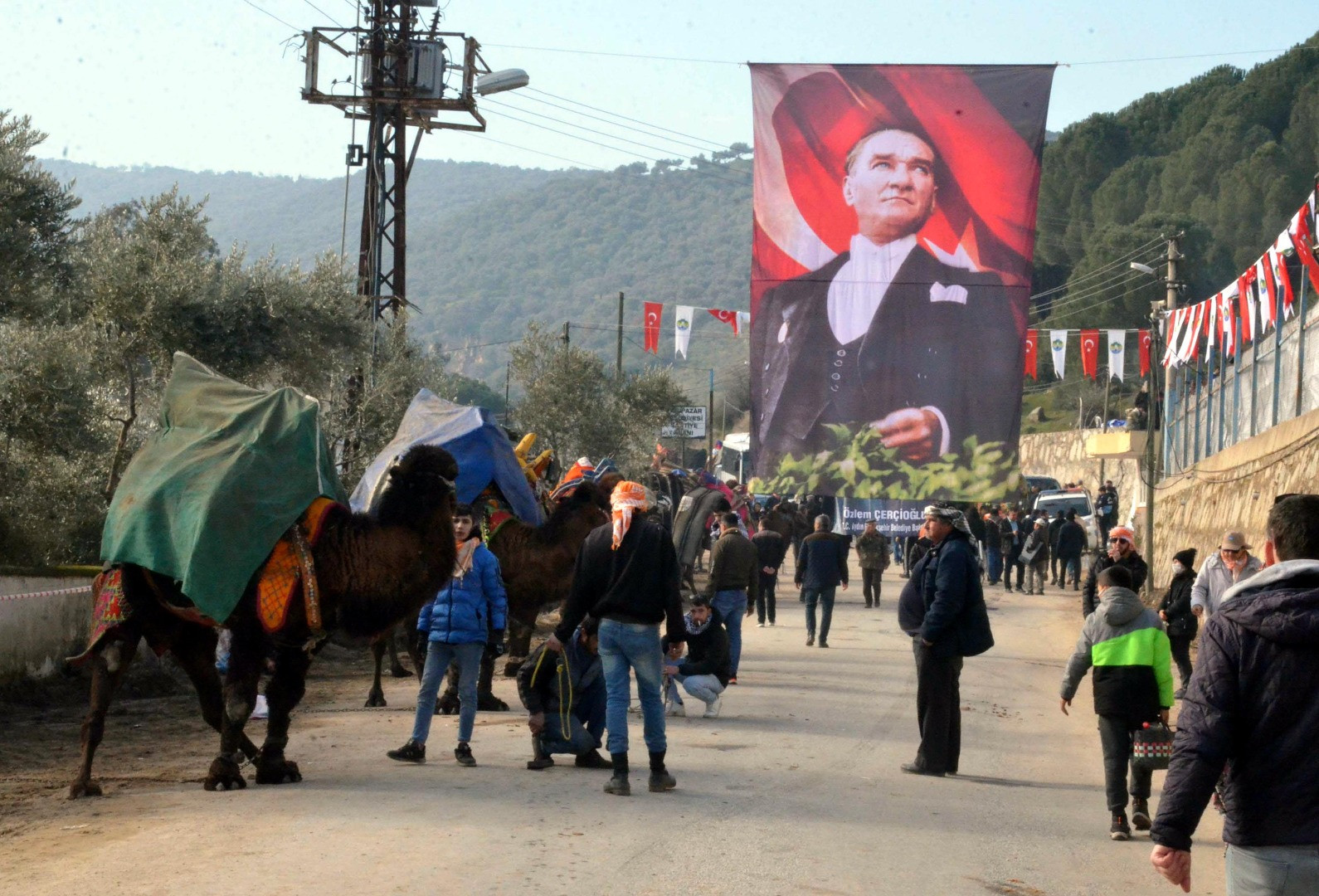 Deve güreşi festivalinde renkli görüntüler - Resim: 9
