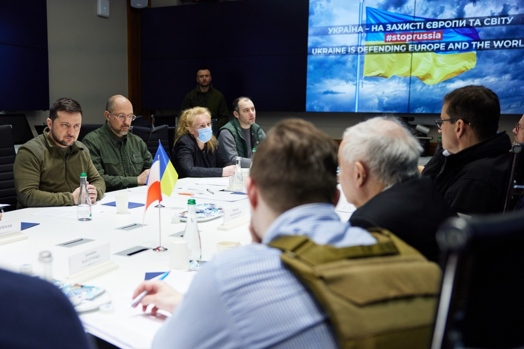 Polonya, Çekya ve Slovenya başbakanları Kiev'de - Resim: 21