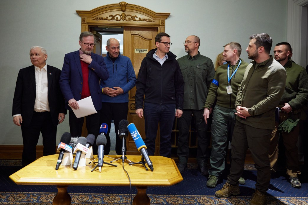 Polonya, Çekya ve Slovenya başbakanları Kiev'de - Resim: 7