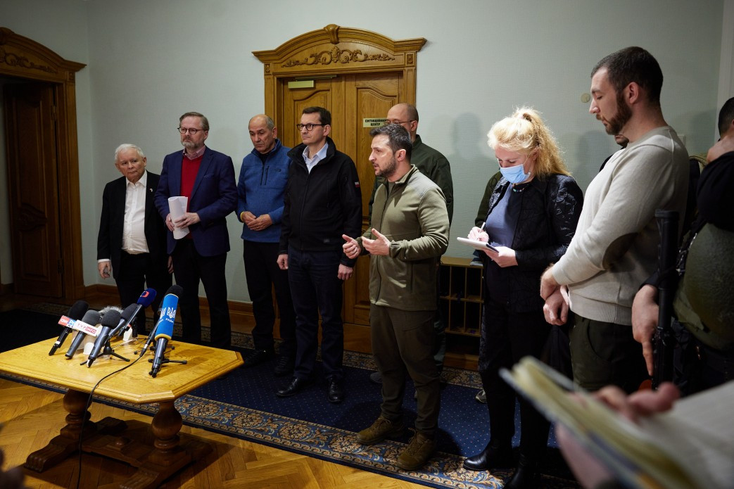 Polonya, Çekya ve Slovenya başbakanları Kiev'de - Resim: 8