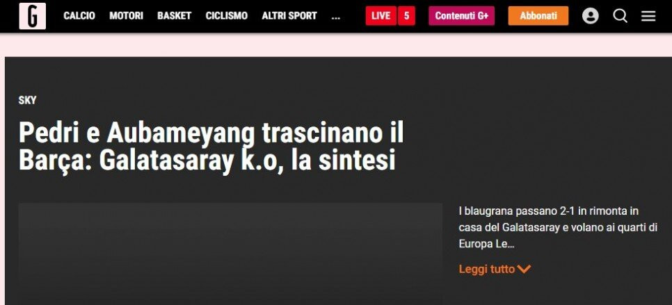 Galatasaray Barcelona maçı dünya basınında - Resim: 3