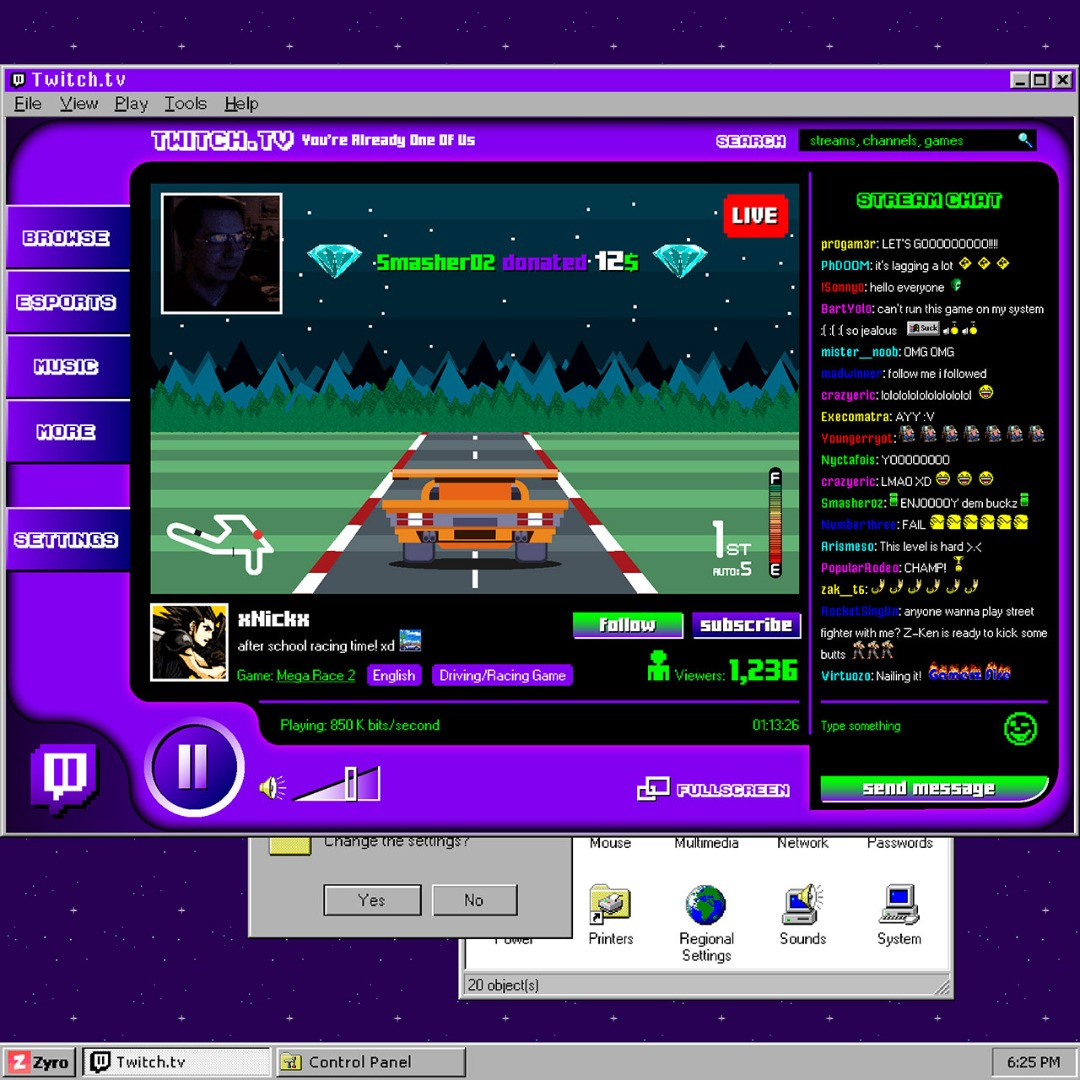 Sosyal medya uygulamaları 90'larda olsa site görünümü nasıl olurdu - Resim: 7