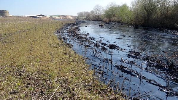 Edirne'de alarm! Fuel oil kazanı patladı; tonlarca yakıt çevreye yayıldı - Resim: 9