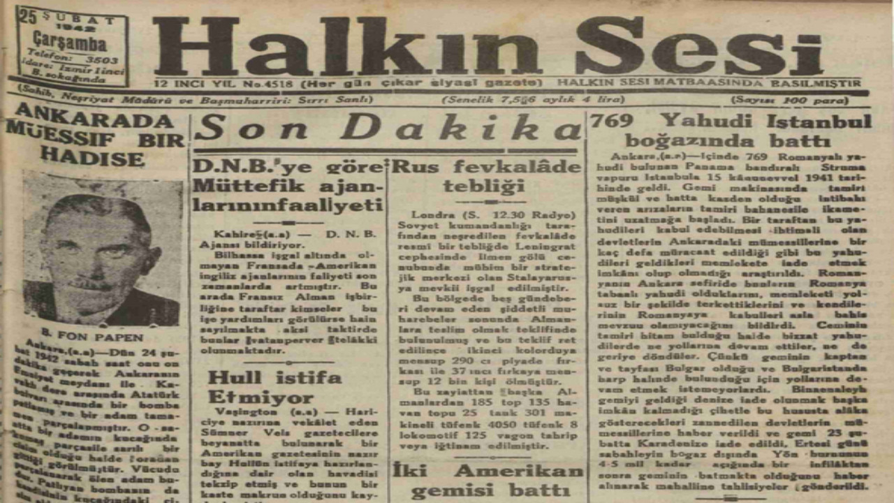 II. Dünya Savaşında Nazilerden kaçan Yahudileri Filistin'e götürürken Romanya'dan yola çıkan Struma gemisinin unutulmaz hikayesi - Resim: 22