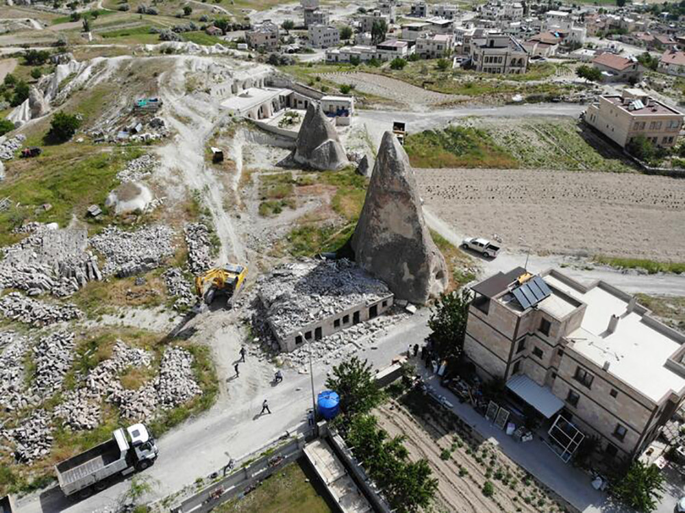 Kapadokya’da yıkım tekrar başladı - Resim: 1