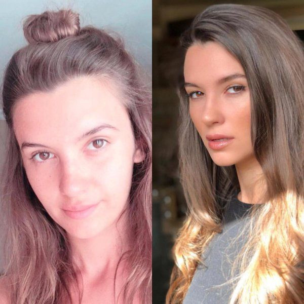 Ünlülerin makyajsız halleri hayrete düşürdü! Görenler tanımakta güçlük çekti - Resim: 69