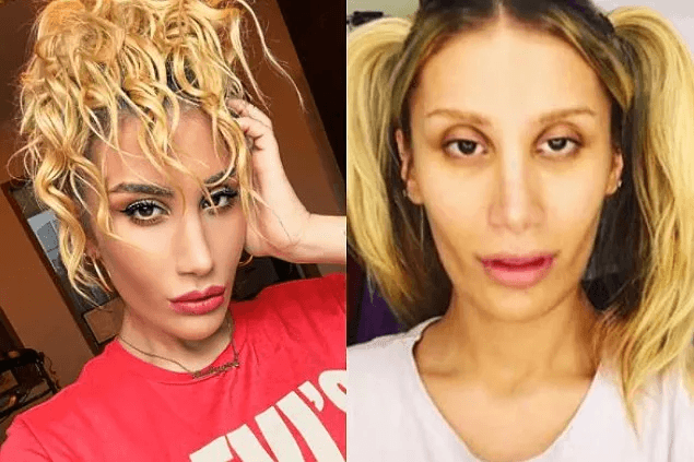 Ünlülerin makyajsız halleri hayrete düşürdü! Görenler tanımakta güçlük çekti - Resim: 17