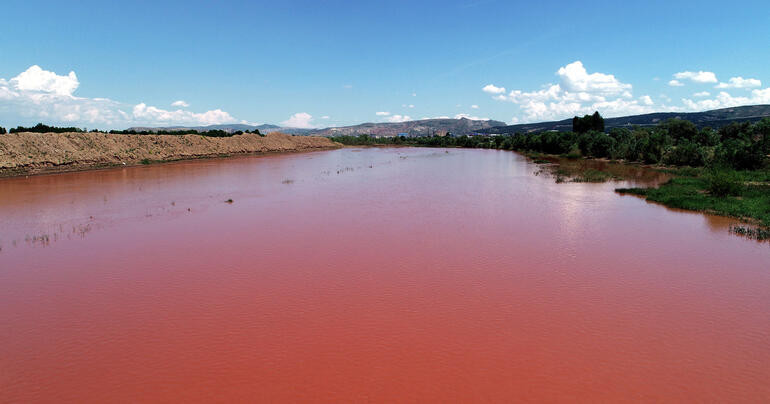 Türkiye'nin en uzun nehri Kızılırmak, adı gibi akmaya başladı - Resim: 13
