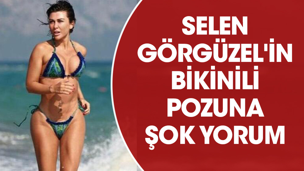 Selen Görgüzel'in bikinili pozuna şok yorum - Resim: 1