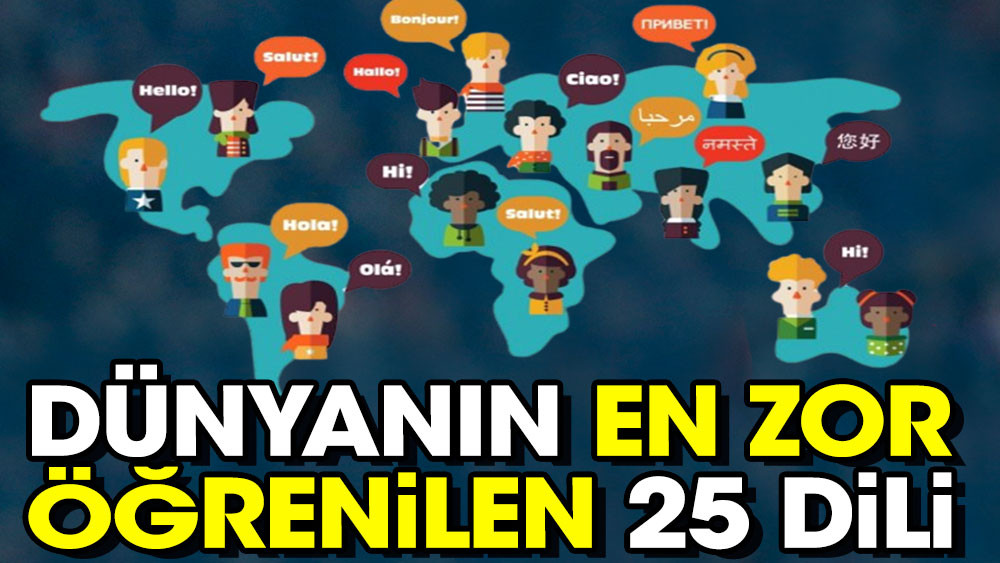 Dünyanın en zor öğrenilen 25 dili - Resim: 1