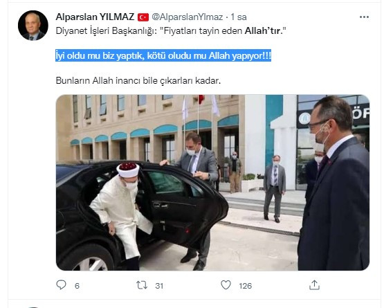 Yaradanın suçu ne | Fiyatları yükselttiler, doları fırlattılar suçu Allah'ın üstüne yıktılar - Resim: 4