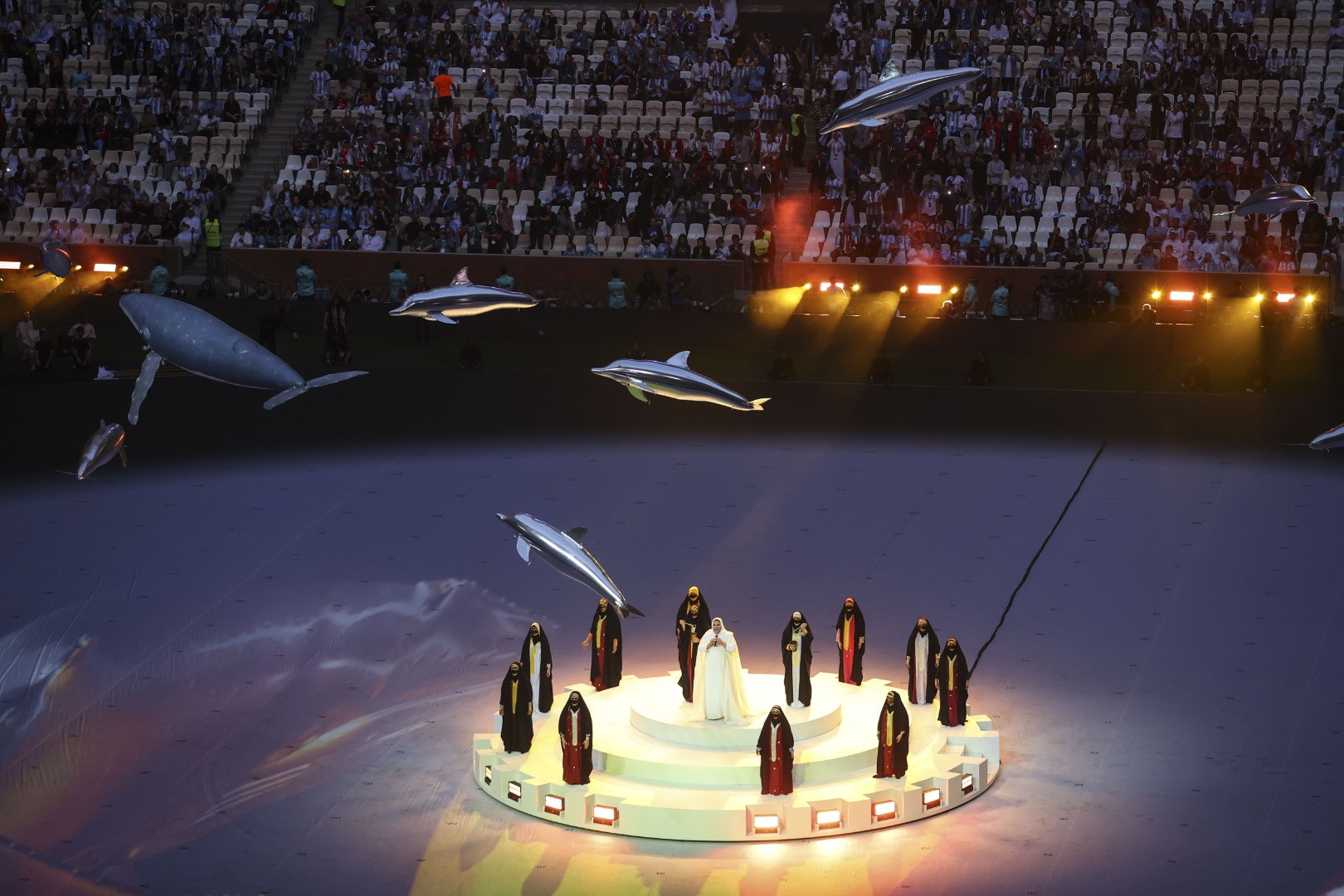 Katar'da görkemli son. Kapanış töreni gerçekleştirildi - Resim: 14