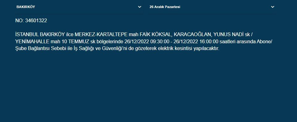 İstanbul'da elektrik kesintisi. 22 ilçede birden - Resim: 20