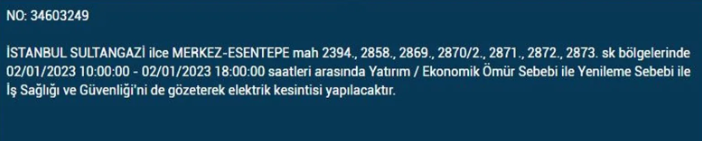 İstanbullular dikkat! Hangi ilçelerde elektrik kesintisi olacak - Resim: 23