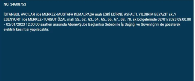İstanbullular dikkat! Hangi ilçelerde elektrik kesintisi olacak - Resim: 2